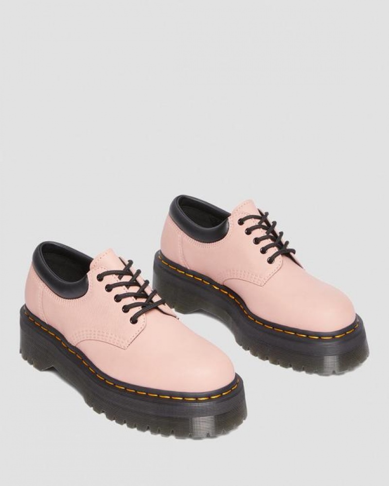 Dr Martens 8053 Pisa Nahkaiset Platform Vapaa-ajan Naisten Kengät Koralli Beige | Suomi_Dr98331