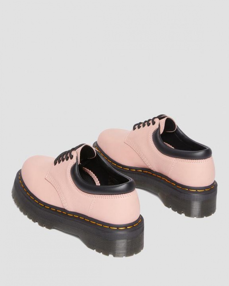 Dr Martens 8053 Pisa Nahkaiset Platform Vapaa-ajan Naisten Kengät Koralli Beige | Suomi_Dr98331