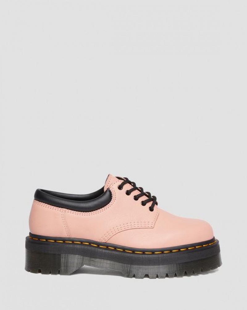 Dr Martens 8053 Pisa Nahkaiset Platform Vapaa-ajan Naisten Kengät Koralli Beige | Suomi_Dr98331