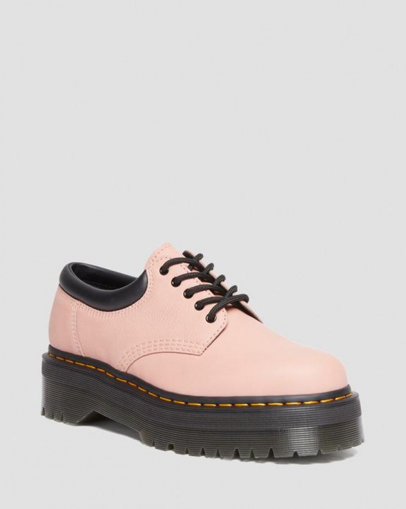 Dr Martens 8053 Pisa Nahkaiset Platform Vapaa-ajan Naisten Kengät Koralli Beige | Suomi_Dr98331