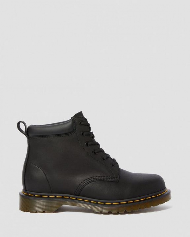 Dr Martens 939 Ben Boot Nahkaiset Pitsi Up Miesten Saappaat Mustat | Suomi_Dr58617