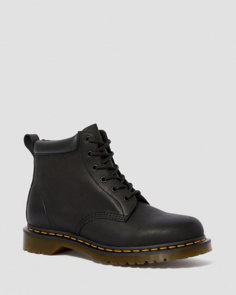 Dr Martens 939 Ben Boot Nahkaiset Pitsi Up Miesten Saappaat Mustat | Suomi_Dr58617