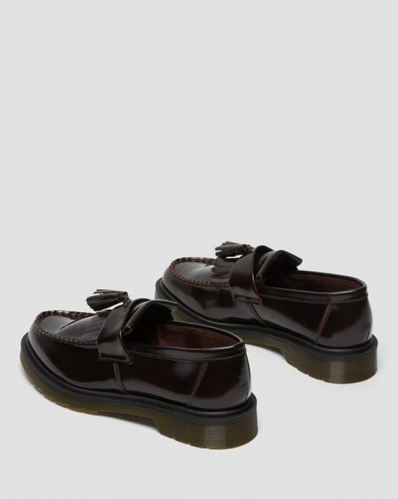 Dr Martens Adrian Arcadia Nahkaiset Tassel Loafers Naisten Kengät Pinkki Punainen | Suomi_Dr36502