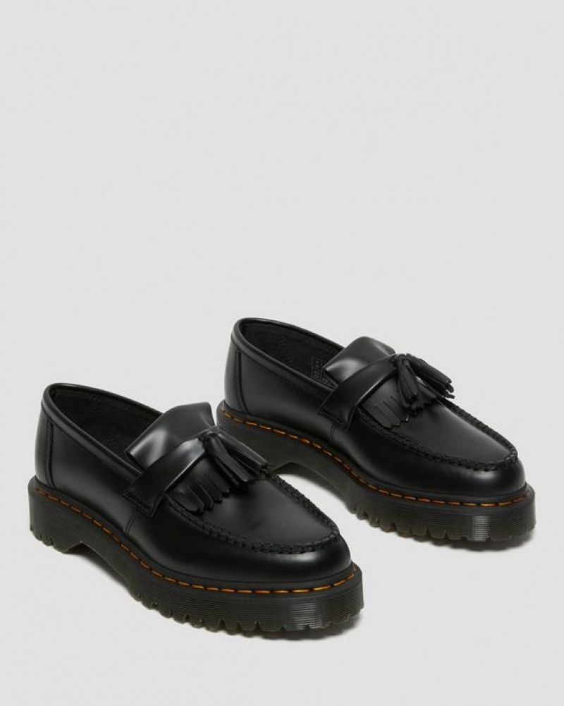 Dr Martens Adrian Bex Smooth Nahkaiset Tassel Loafers Naisten Kengät Mustat | Suomi_Dr24280