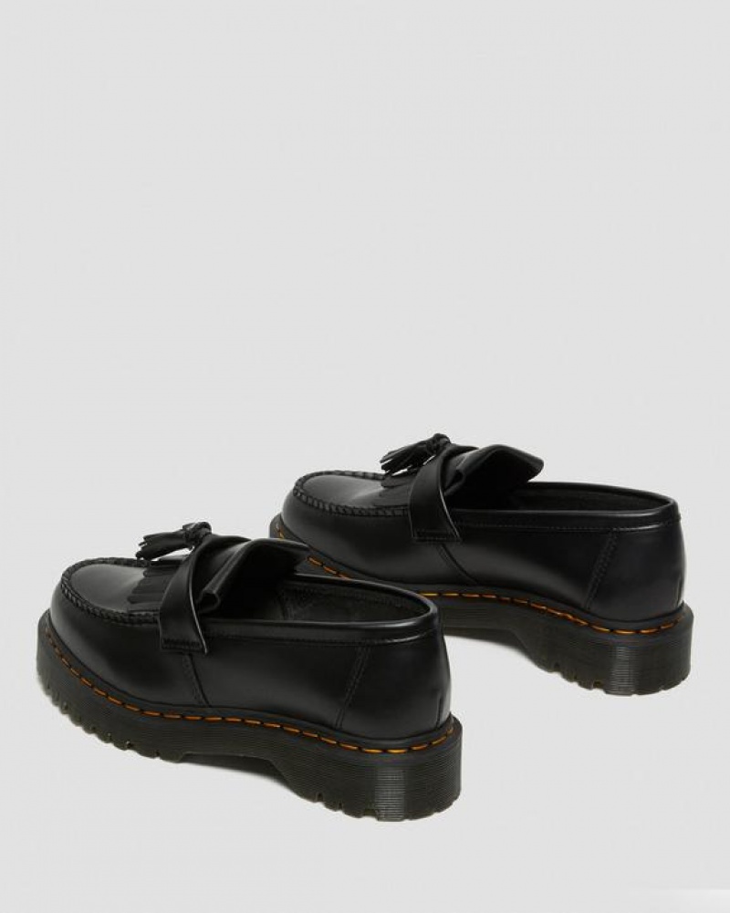 Dr Martens Adrian Bex Smooth Nahkaiset Tassel Loafers Naisten Kengät Mustat | Suomi_Dr24280