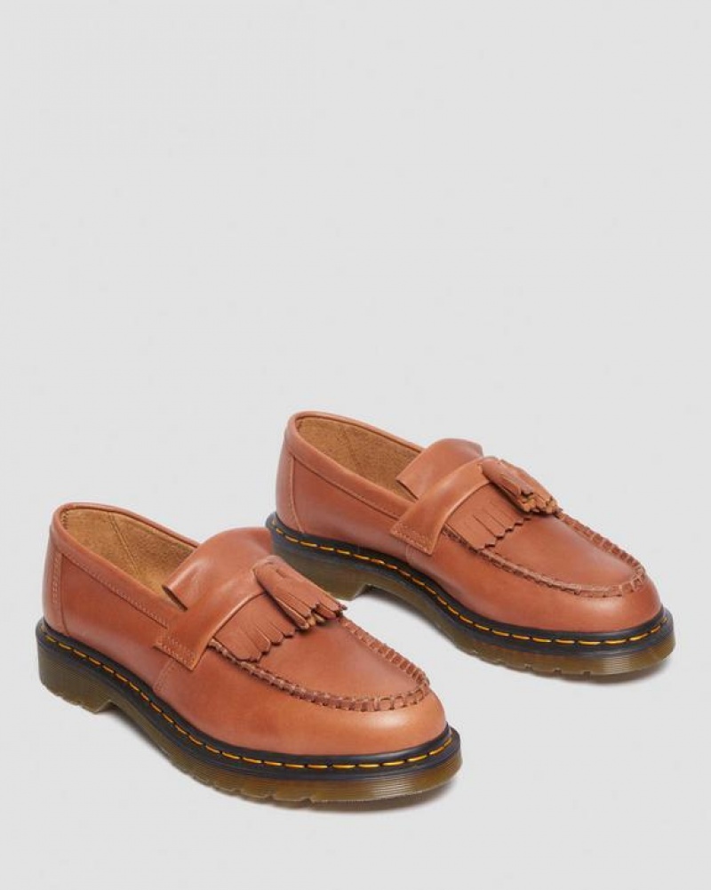 Dr Martens Adrian Carrara Nahkaiset Tassel Loafers Naisten Kengät Ruskea | Suomi_Dr23625