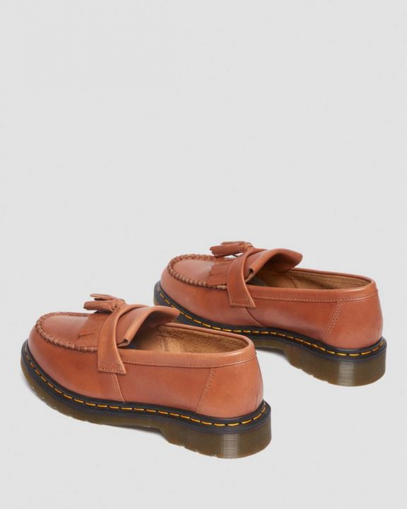 Dr Martens Adrian Carrara Nahkaiset Tassel Loafers Naisten Kengät Ruskea | Suomi_Dr23625