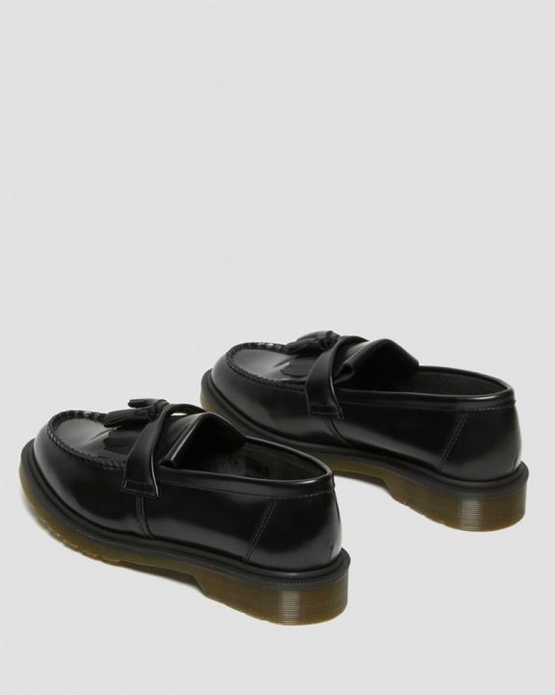 Dr Martens Adrian Smooth Nahkaiset Tassel Loafers Naisten Kengät Mustat | Suomi_Dr24522