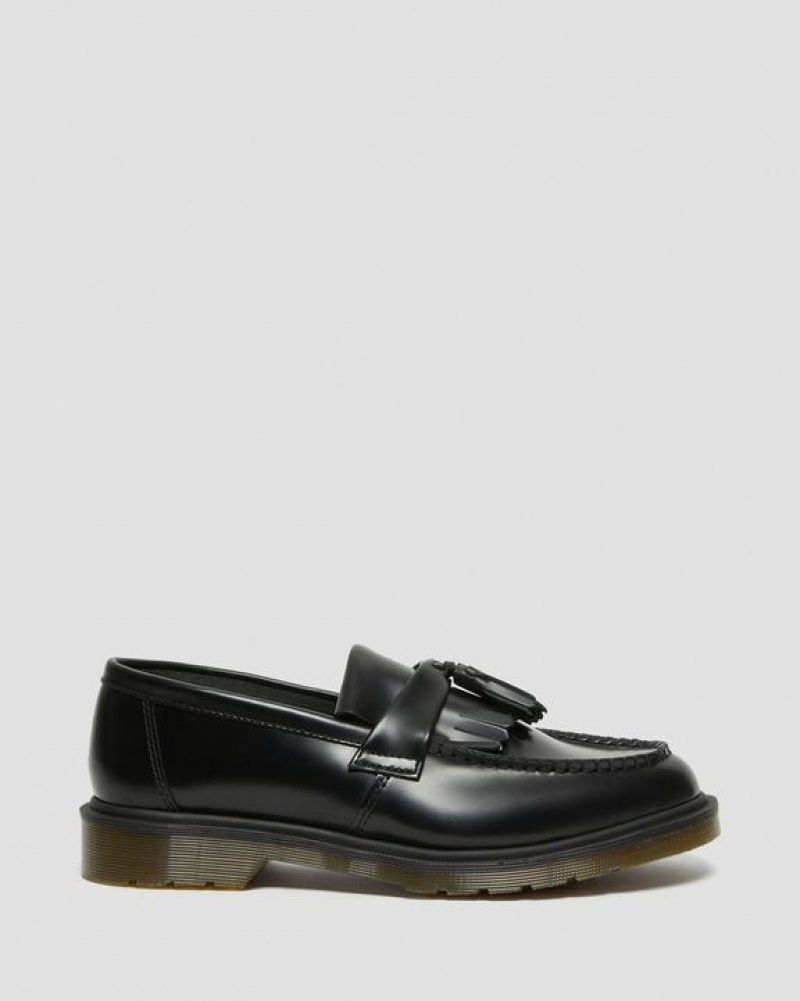 Dr Martens Adrian Smooth Nahkaiset Tassel Loafers Naisten Kengät Mustat | Suomi_Dr24522