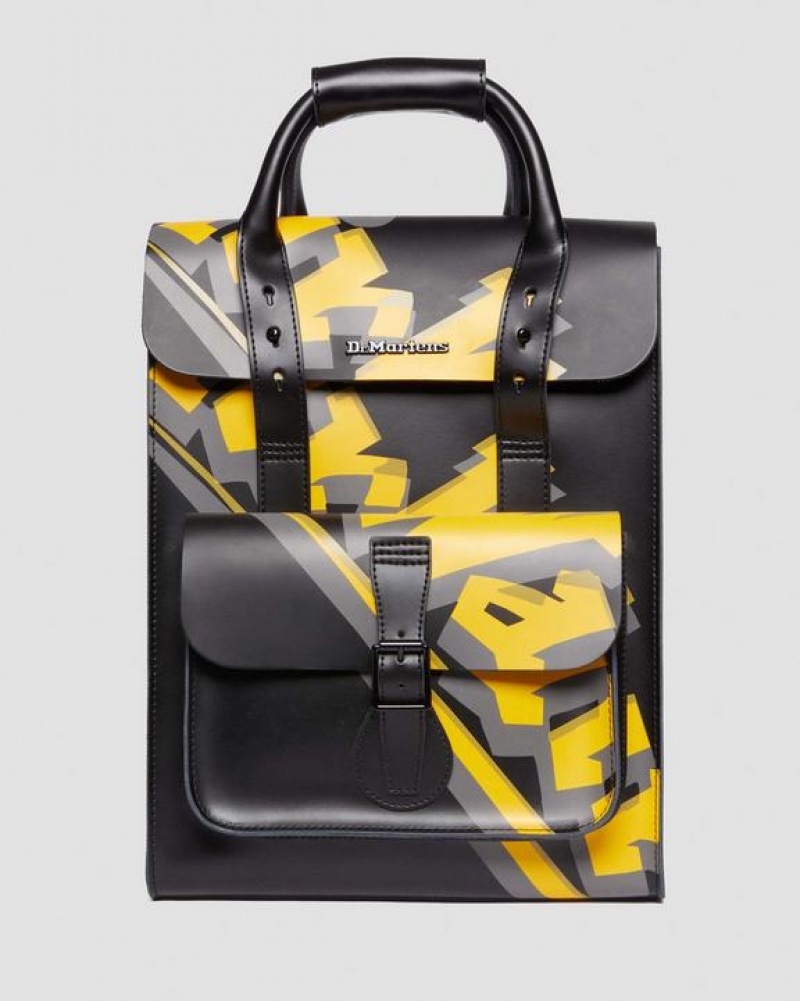 Dr Martens Airwair Print Nahkaiset Backpack Accessories Laukut Mustat | Suomi_Dr96982