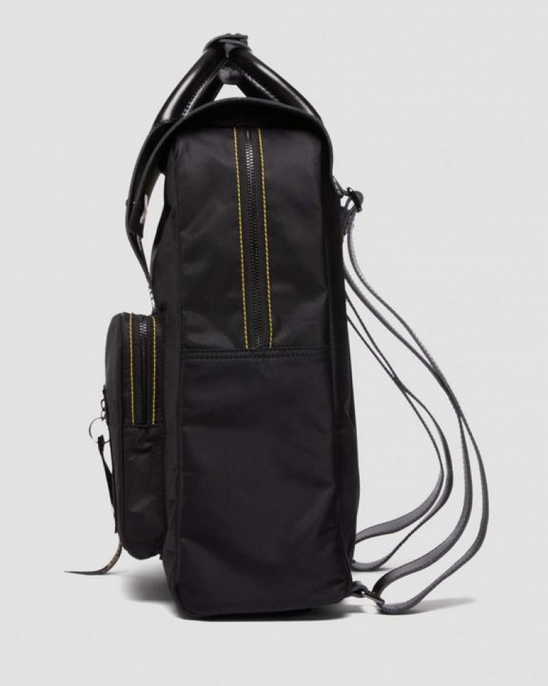 Dr Martens Alpha Industries Nahkaiset & Nylon Backpack Accessories Laukut Mustat | Suomi_Dr33390