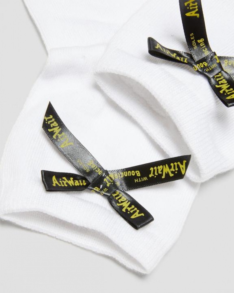 Dr Martens Ankle Bow Organic Puuvilla Blend Accessories Size,S/M,M/L~US WOMEN,5 - 10,11 - 16~US MEN,4 - 9,10 - 15~UK,3 - Valkoinen | Suomi_Dr90350