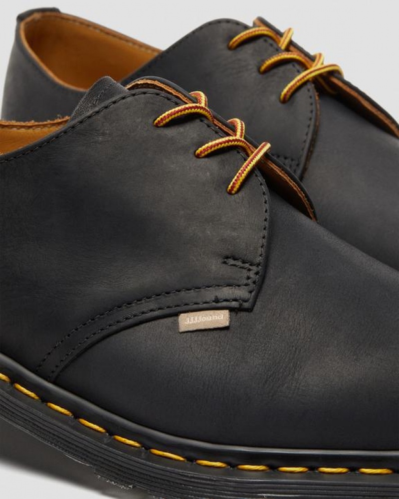 Dr Martens Archie II JJJJound Wyoming Nahkaiset Pitsi Up Miesten Kengät Mustat | Suomi_Dr89062