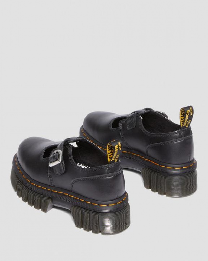 Dr Martens Audrick Nappa Lux Mary Jane Naisten Platform Kengät Mustat | Suomi_Dr57667