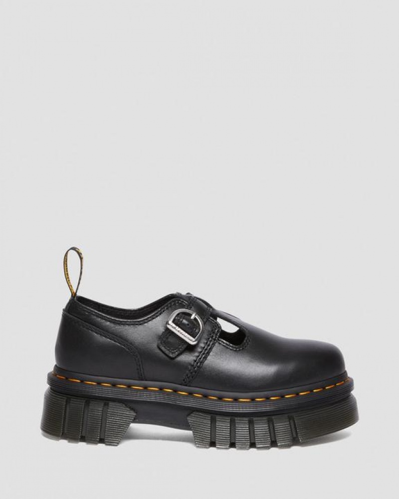 Dr Martens Audrick Nappa Lux Mary Jane Naisten Platform Kengät Mustat | Suomi_Dr57667