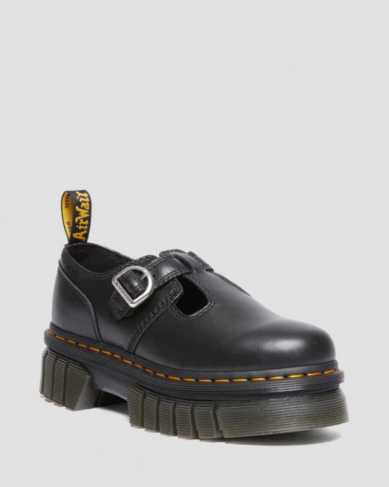 Dr Martens Audrick Nappa Lux Mary Jane Naisten Platform Kengät Mustat | Suomi_Dr57667