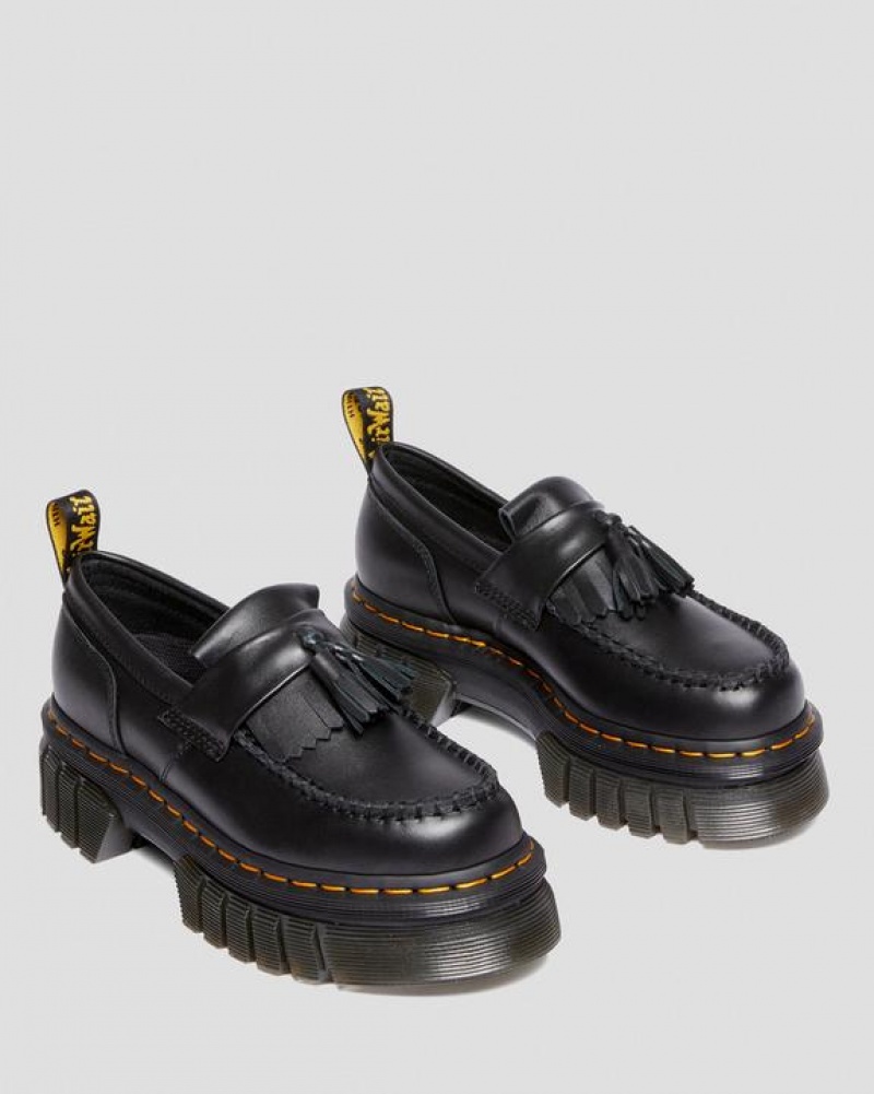 Dr Martens Audrick Nappa Lux Naisten Platform Kengät Mustat | Suomi_Dr24306