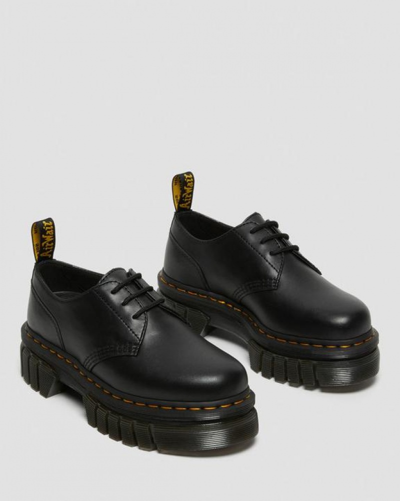 Dr Martens Audrick Nappa Nahkaiset Miesten Kengät Mustat | Suomi_Dr20543