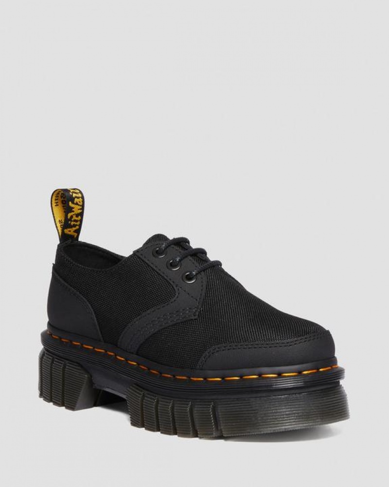 Dr Martens Audrick Poly & Nahkaiset Miesten Kengät Mustat | Suomi_Dr85462