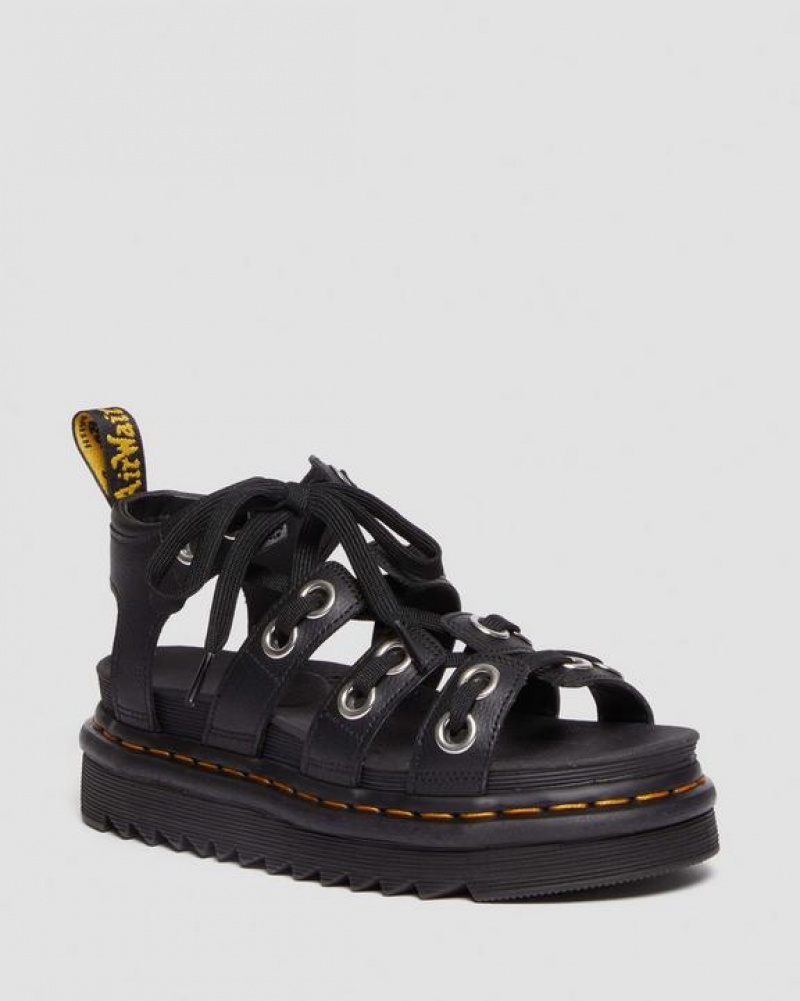 Dr Martens Blaire Hardware Nahkaiset Strap Naisten Sandaalit Mustat | Suomi_Dr93669