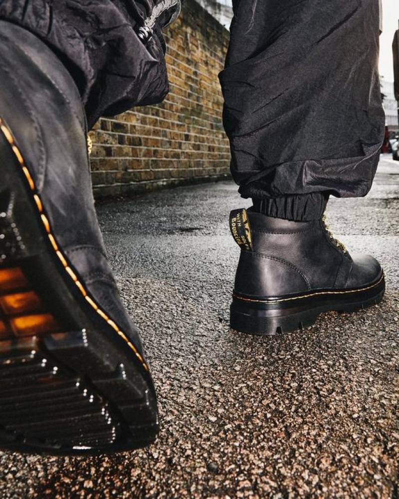 Dr Martens Bonny Nahkaiset Vapaa-ajan Miesten Saappaat Mustat | Suomi_Dr13171