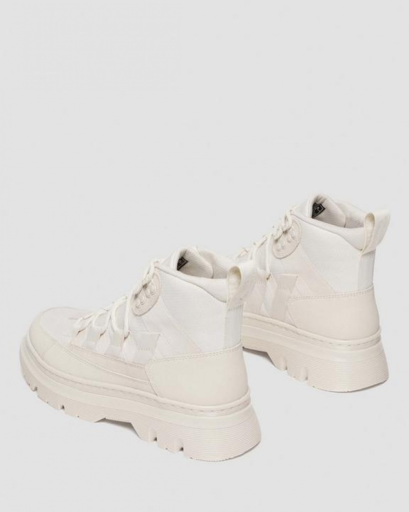 Dr Martens Boury Poly & Nahkaiset Vapaa-ajan Miesten Saappaat Beige | Suomi_Dr50097