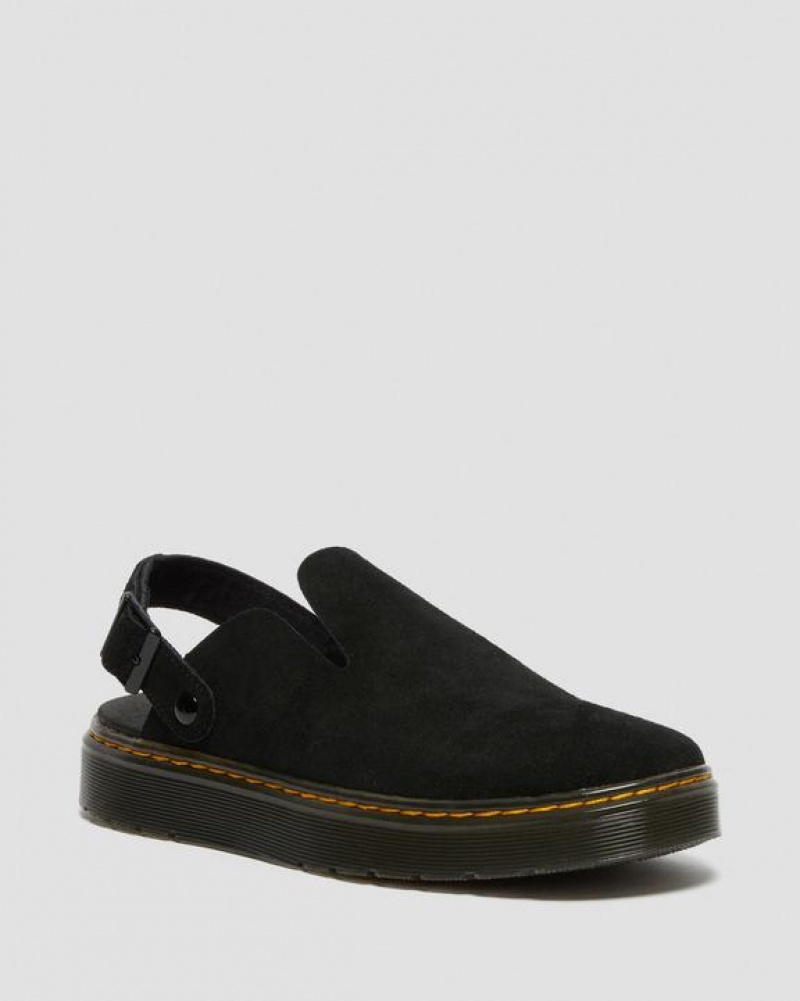 Dr Martens Carlson Mokka Vapaa-ajan Slingback Mules Naisten Kengät Mustat | Suomi_Dr10378