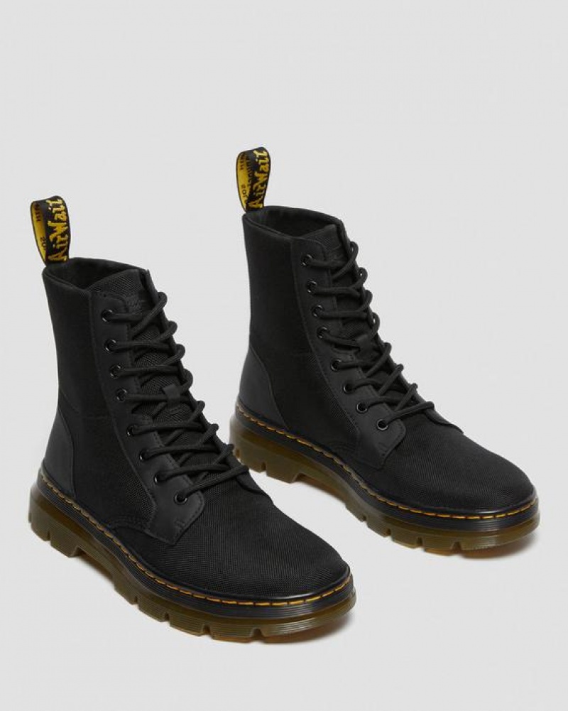 Dr Martens Combs Poly Vapaa-ajan Miesten Saappaat Mustat | Suomi_Dr39511