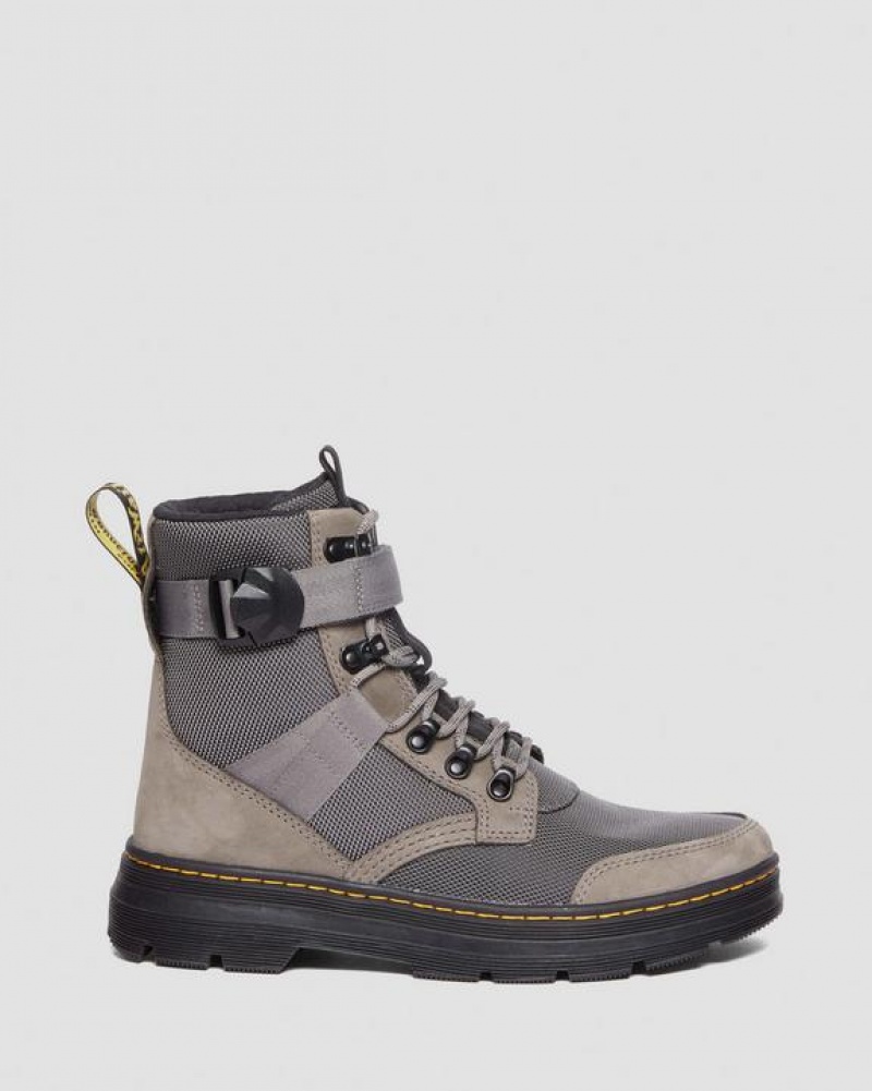 Dr Martens Combs Tech II Fleece-Vuoratut Vapaa-ajan Naisten Saappaat Harmaat | Suomi_Dr29616