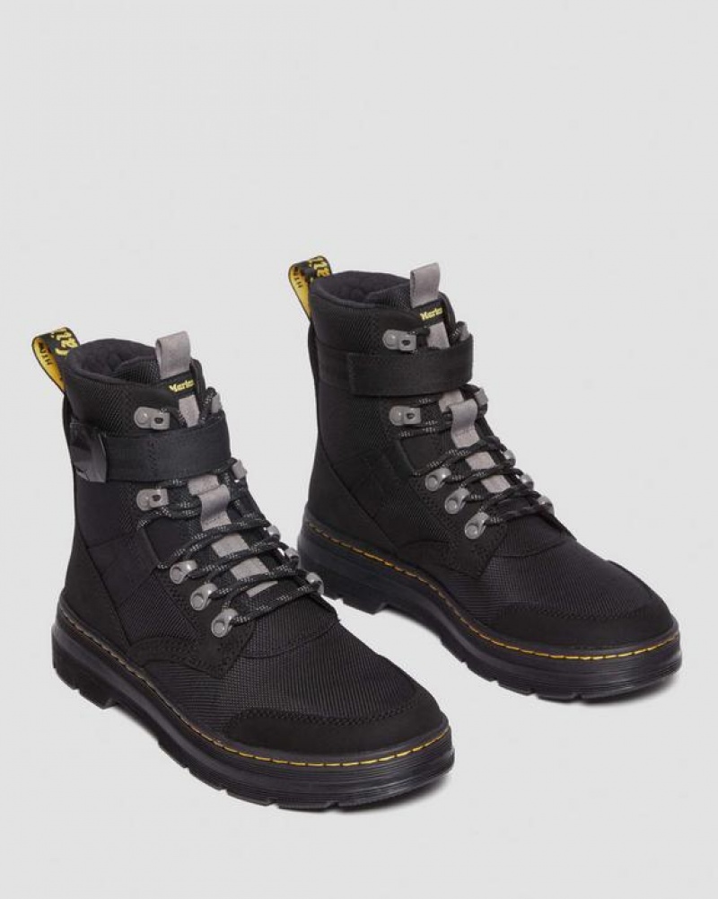 Dr Martens Combs Tech II Fleece-Vuoratut Vapaa-ajan Miesten Saappaat Mustat | Suomi_Dr52705