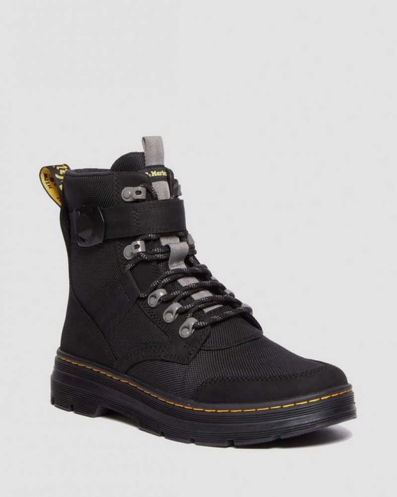 Dr Martens Combs Tech II Fleece-Vuoratut Vapaa-ajan Miesten Saappaat Mustat | Suomi_Dr52705