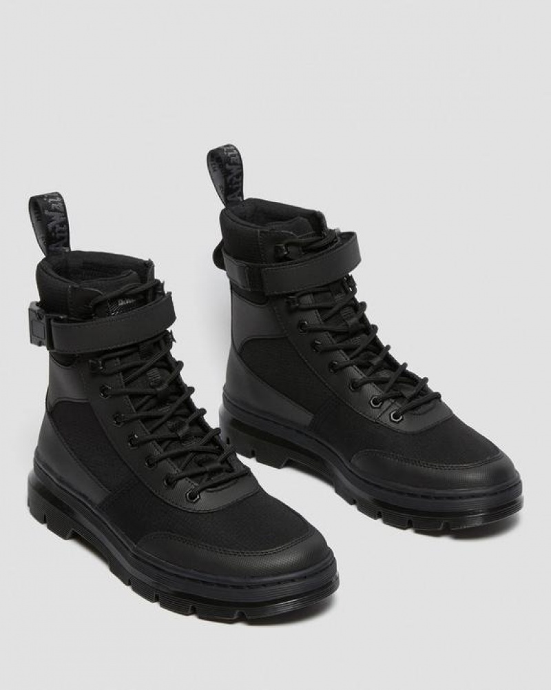 Dr Martens Combs Tech Poly Vapaa-ajan Miesten Saappaat Mustat | Suomi_Dr20339