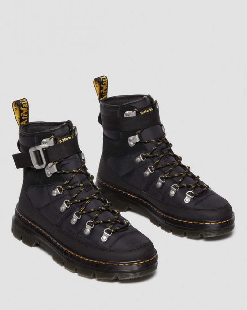 Dr Martens Combs Tech Tikattu Vapaa-ajan Naisten Saappaat Mustat | Suomi_Dr16054