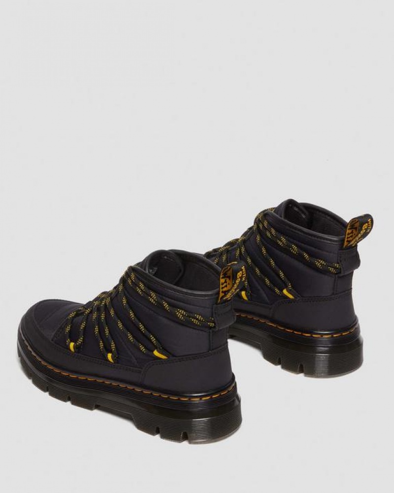 Dr Martens Combs Women's Pehmustettu Vapaa-ajan Naisten Saappaat Mustat | Suomi_Dr92065