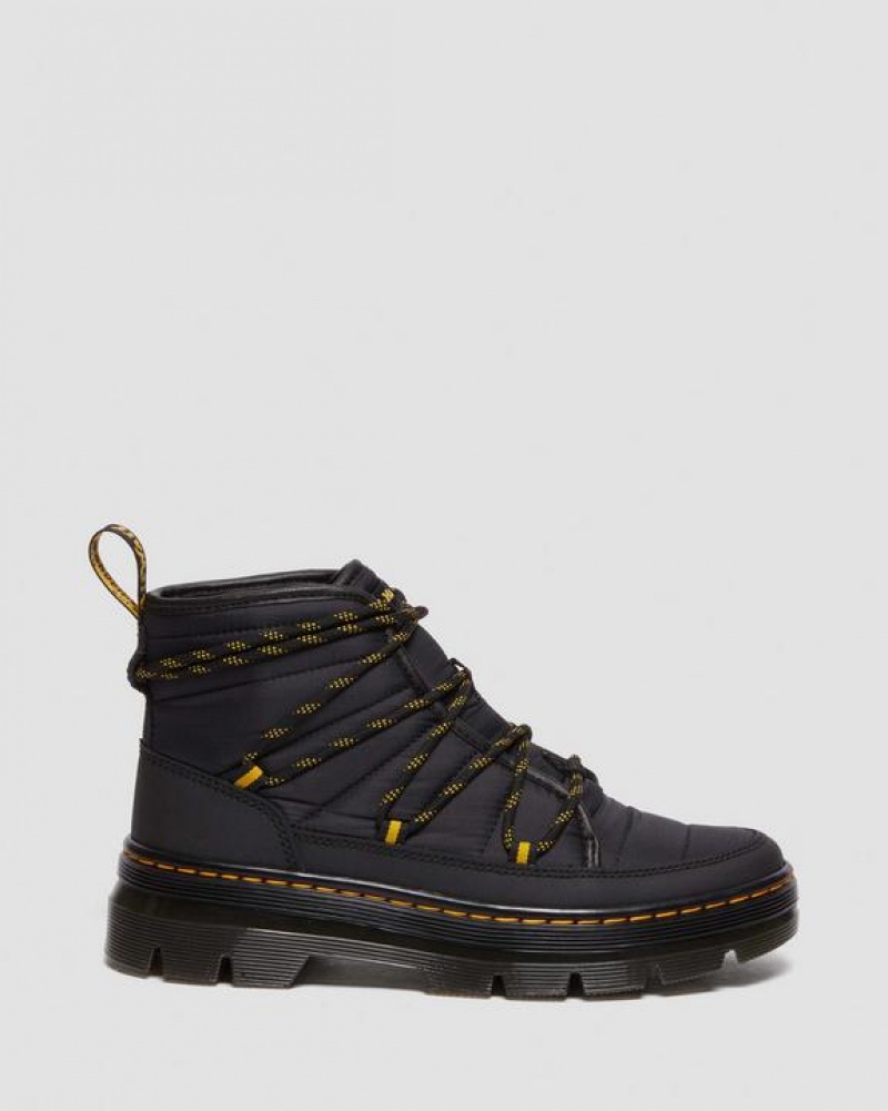 Dr Martens Combs Women's Pehmustettu Vapaa-ajan Naisten Saappaat Mustat | Suomi_Dr92065