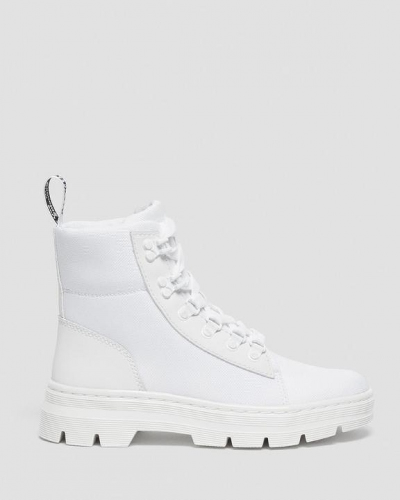 Dr Martens Combs Women's Poly Vapaa-ajan Naisten Saappaat Valkoinen | Suomi_Dr78639