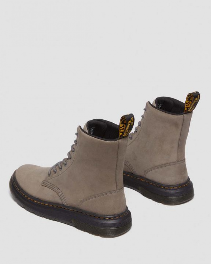 Dr Martens Crewson Nubukki Nahkaiset Everyday Naisten Saappaat Harmaat | Suomi_Dr32586