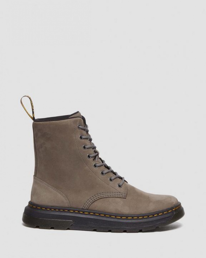 Dr Martens Crewson Nubukki Nahkaiset Everyday Naisten Saappaat Harmaat | Suomi_Dr32586