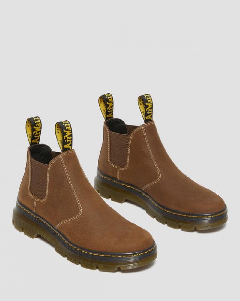 Dr Martens Hardie II Nahkaiset Chelsea Työ Naisten Saappaat Kerma | Suomi_Dr13346