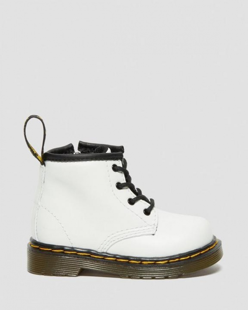 Dr Martens Infant 1460 Nahkaiset Pitsi Up Lasten Saappaat Valkoinen | Suomi_Dr23554