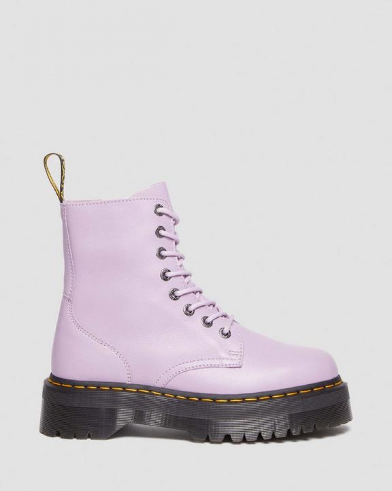 Dr Martens Jadon III Boot Pisa Nahkaiset Platforms Naisten Saappaat Violetit | Suomi_Dr68246