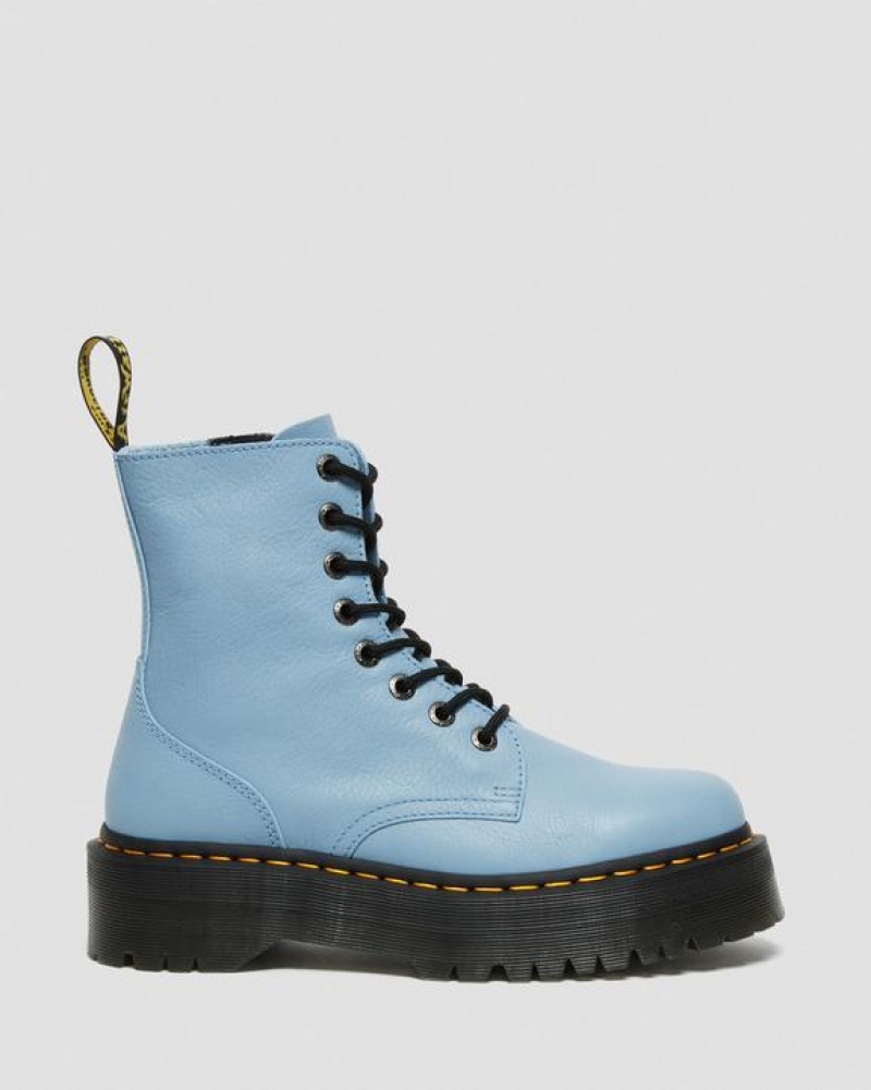 Dr Martens Jadon III Boot Pisa Nahkaiset Miesten Platform Kengät Sininen | Suomi_Dr12472