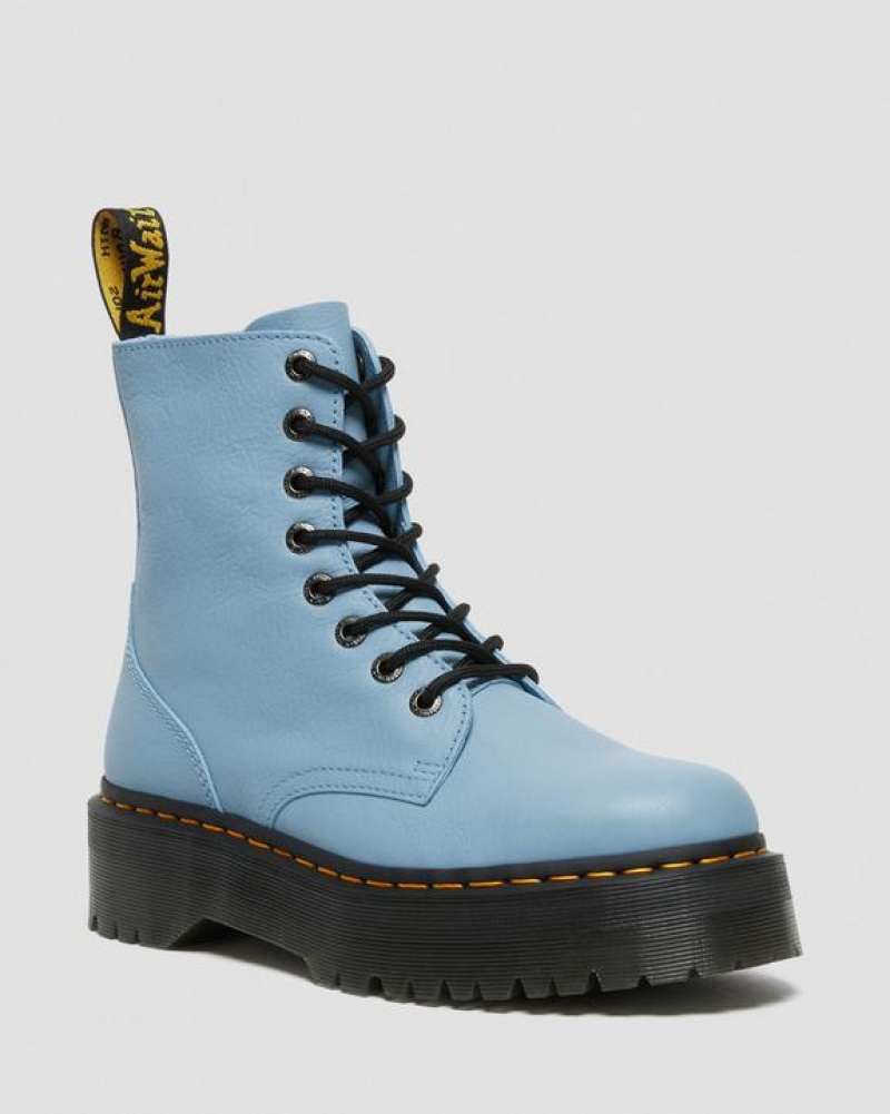 Dr Martens Jadon III Boot Pisa Nahkaiset Miesten Platform Kengät Sininen | Suomi_Dr12472