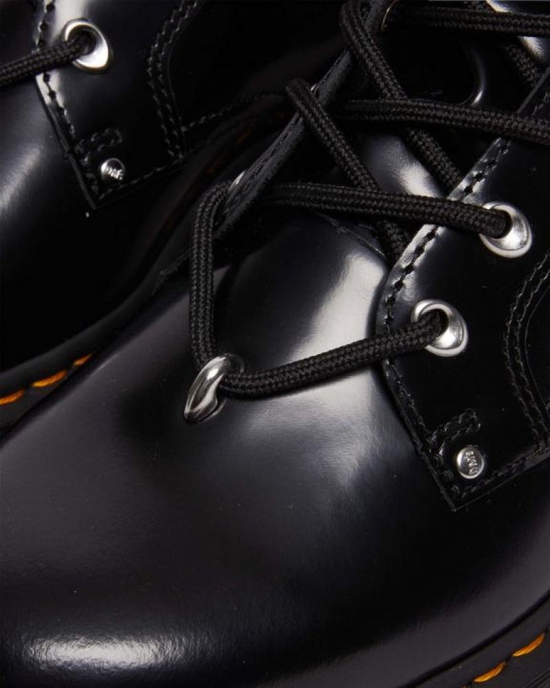 Dr Martens Jadon II Boot Hardware Buttero Nahkaiset Platforms Naisten Saappaat Mustat | Suomi_Dr79490