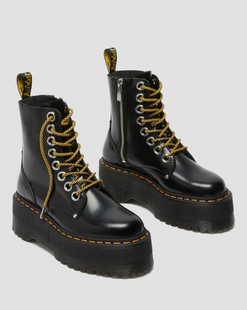 Dr Martens Jadon Max Boot Women's Naisten Platform Kengät Mustat | Suomi_Dr81053