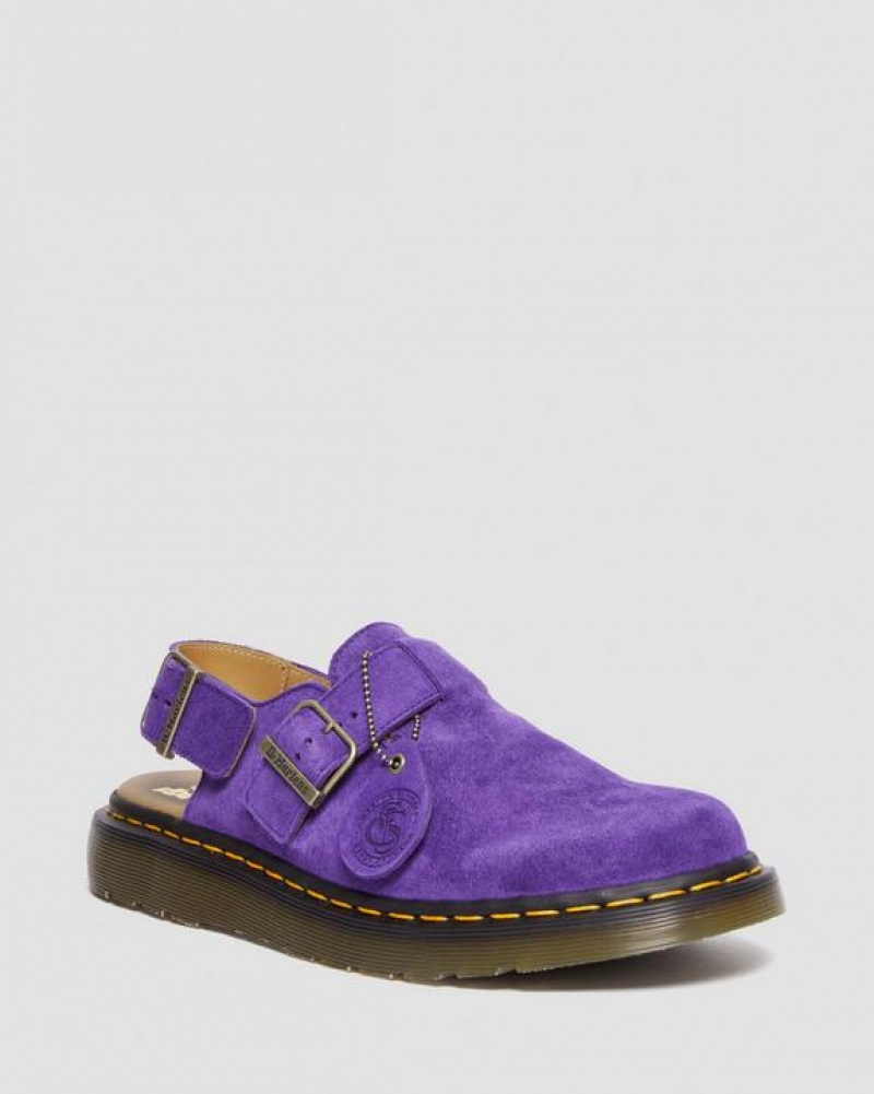 Dr Martens Jorge Made in England Mokka Slingback Mules Naisten Kengät Violetit | Suomi_Dr57279