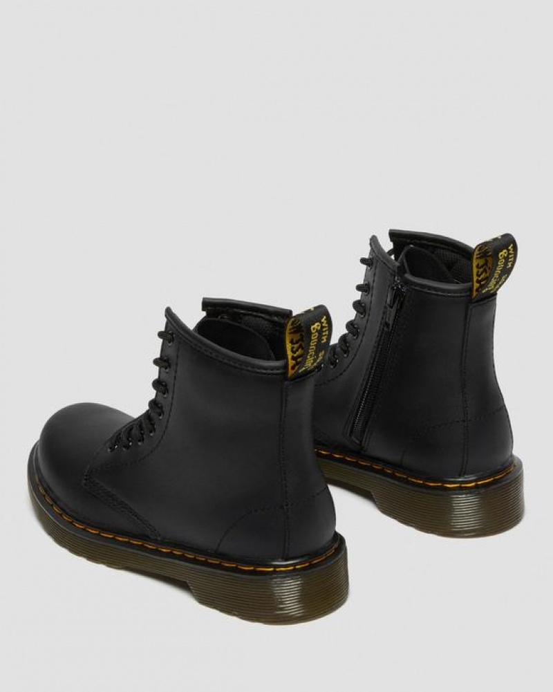 Dr Martens Junior 1460 Softy T Nahkaiset Pitsi Up Lasten Saappaat Mustat | Suomi_Dr66607