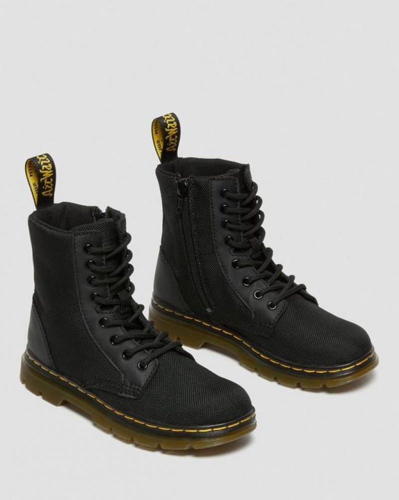 Dr Martens Junior Combs Extra Tough Poly Vapaa-ajan Lasten Saappaat Mustat | Suomi_Dr97743