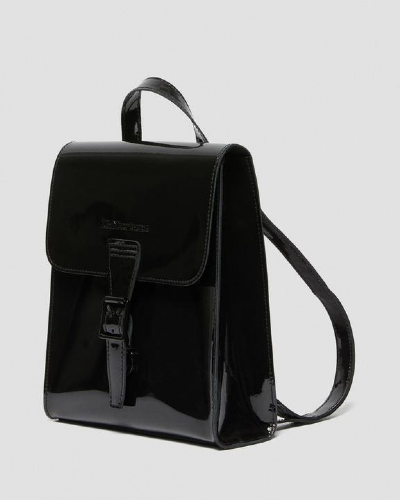 Dr Martens Kiiltonahka Nahkaiset Mini Backpack Accessories Laukut Mustat | Suomi_Dr75759