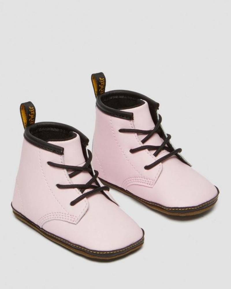 Dr Martens Newborn 1460 Auburn Nahkaiset Booties Lasten Saappaat Pinkki | Suomi_Dr91770